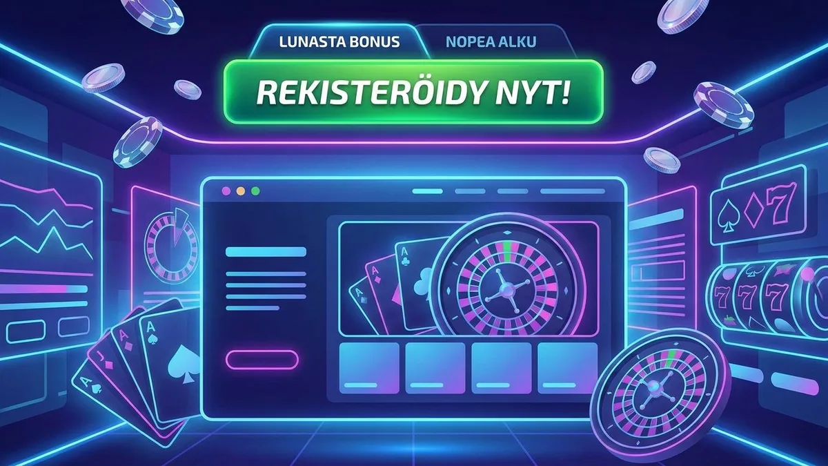 Rekisteröidy bonuksen kanssa